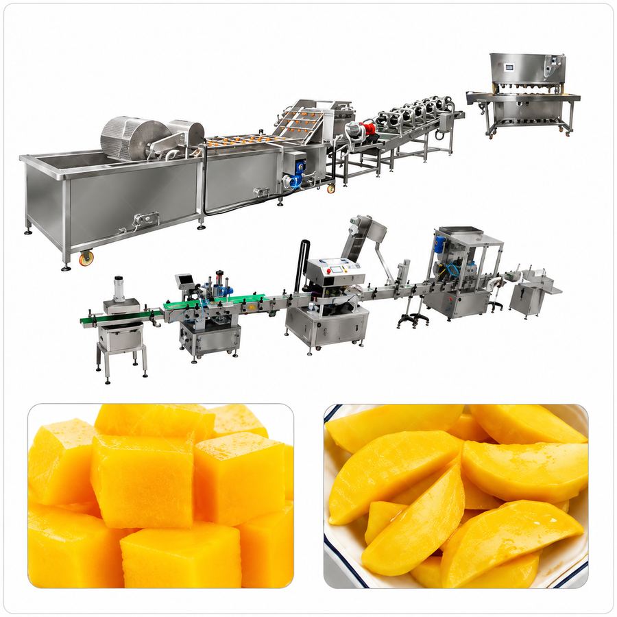Fresh Cut Canned Mango Production Line