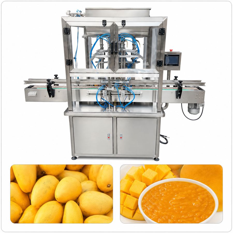 Automatic Mango Pulp Filling Packing Machine
